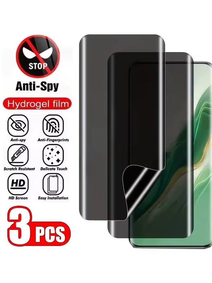 3er-Pack Privatsphäre Hydrogel-Displayschutzfolie für Vivo V40 SE 4G 5G V27 V29 V30 Pro V30 SE in Transparent - Bild 7