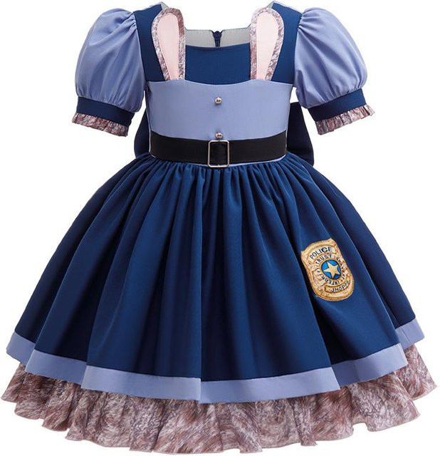 Zootopia 2 Judy Hopps Kaninchen Verkleidung Kleid Puppen Set Mädchen 0-3 Monate - Bild 1