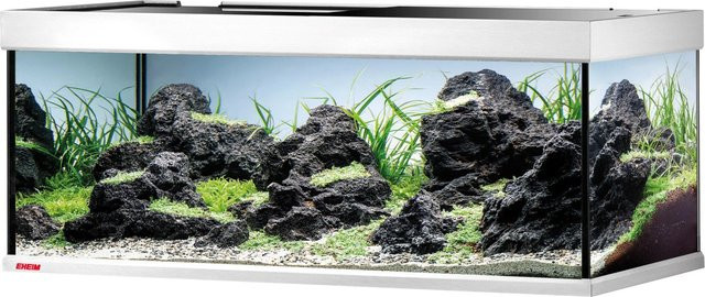 Eheim Aquarium Proxima ClassicLED 325 Urban in Schwarz und Grau mit Abdeckung - Bild 1