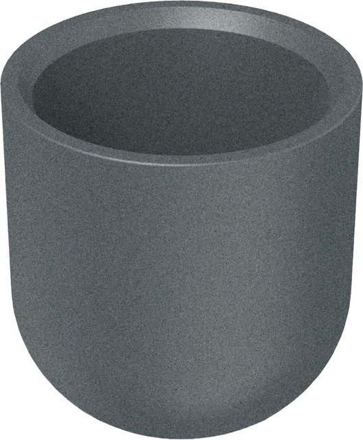 Prosperplast Blumentopf Molta Hoch quadratisch in Granit, Höhe: 40 cm, Breite: 40 cm, Tiefe: 40 cm - Bild 1