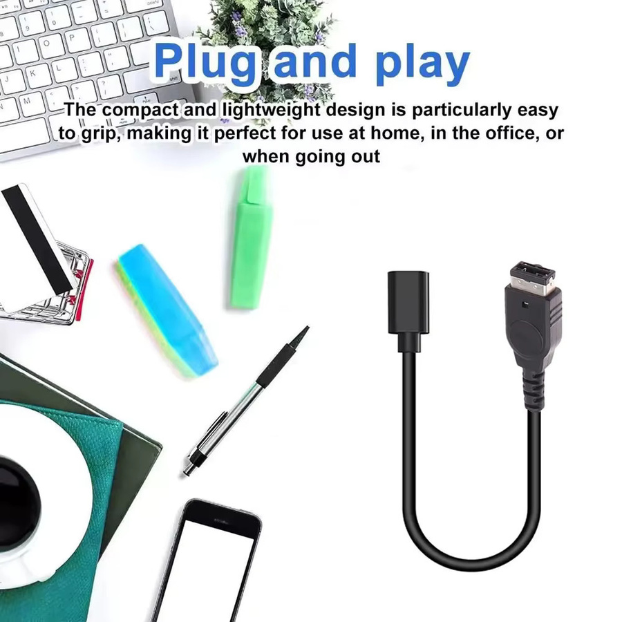 USB-C Ladegerät für Nintendo Game Boy Advance SP und Nintendo DS in Schwarz - Bild 5