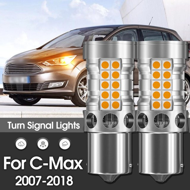 LECIBUBI Canbus LED Blinker Set in Silber für Ford C-Max 2007-2018, 2 Stück - Bild 1