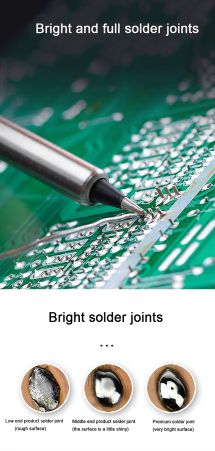 Hochreiner bleifreier Lötdraht Sn99.3Cu0.7 in Silber für elektronische Reparaturen - Bild 3