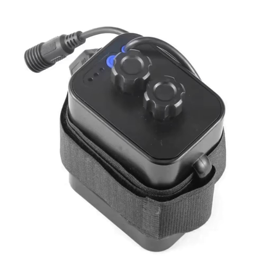 Best-12V Batteriebox mit 6x18650 Li-Ion Akku-Halterung, wasserdichte LED-Batteriebox in Schwarz mit USB-C und DC-Anschluss - Bild 2