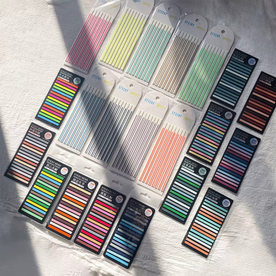 KindFuny Set transparente Haftnotizen und selbstklebende Lesezeichen in Multicolour - Bild 2