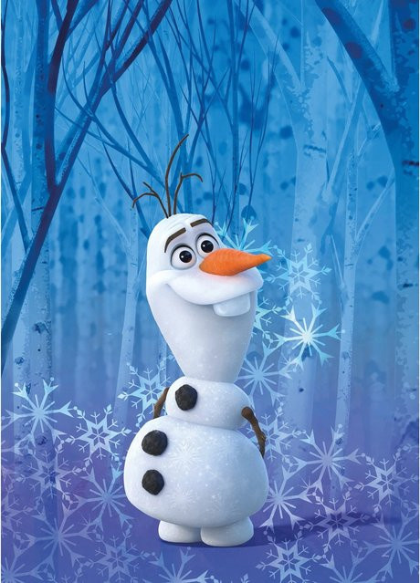 Komar Wandbild Frozen Olaf Crystal, bunt, B/H: 50 x 70 cm - Bild 1