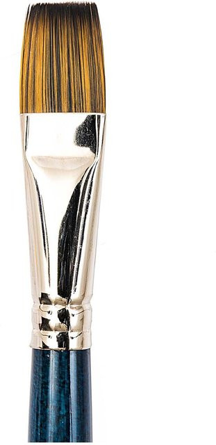 Rico Design Art School Acrylpinsel flach aus Synthetikfasern mit Aluminiumhülse Größe 24 - Bild 1