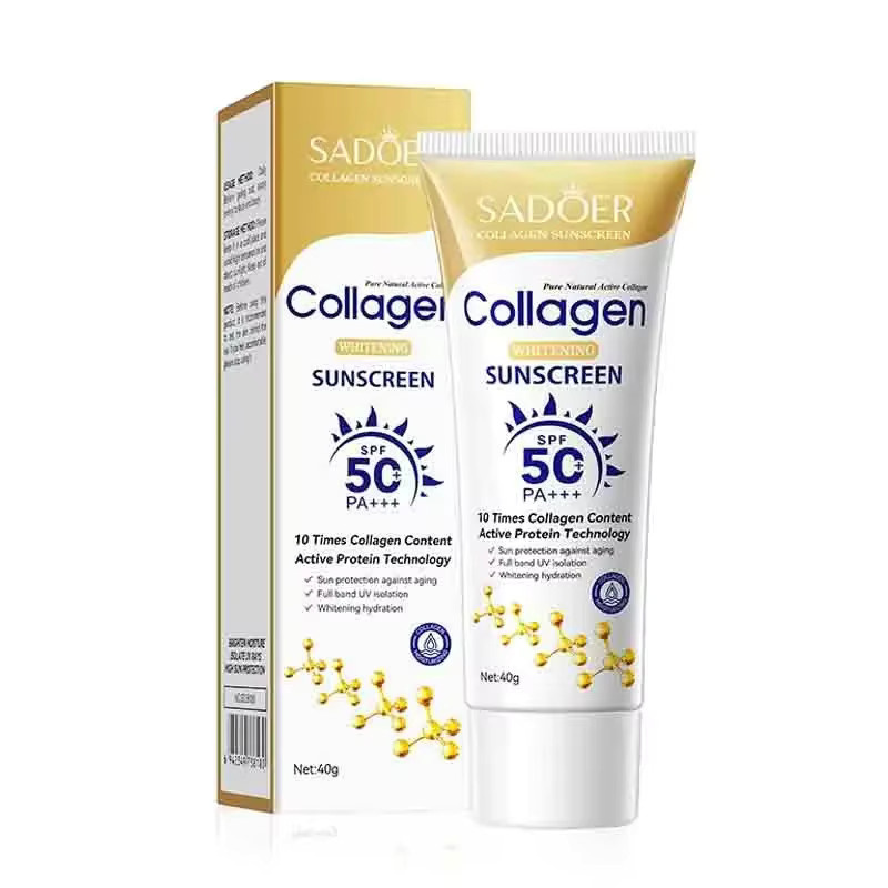 SADOER Kollagen Sonnencreme LSF 50+, Gesicht und Körper - Bild 3