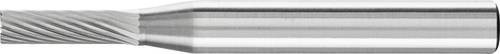 PFERD Hartmetall Frässtift Zylinder ZYA universal fein, Durchmesser: 4 mm, Arbeitslänge: 13 mm, Schaft-Durchmesser: 6 mm, Farbe: Silber - Bild 1