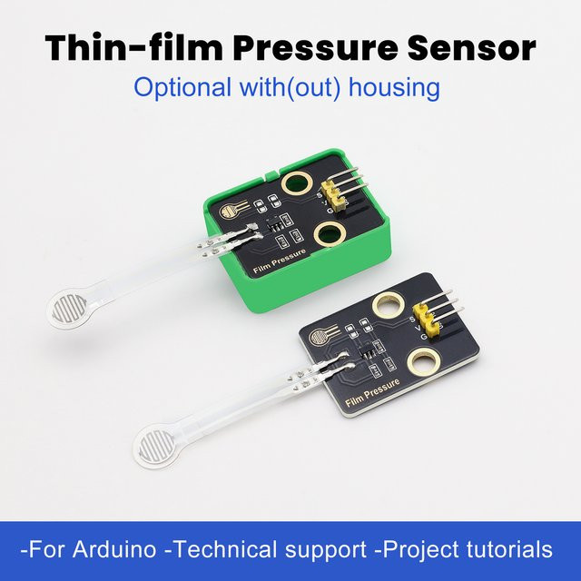Keyestudio Resistives Dünnfilm-Drucksensormodul für Arduino, Raspberry Pi und Microbit, kompatibel mit Lego-Blöcken - Bild 1