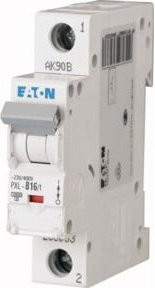 Eaton LS-Schalter PXL-C16/1 Leitungsschutzschalter C 16A 1-polig Weiß - Bild 1