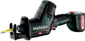 Metabo Akku-Säbelsäge PowerMaxx SSE 12 BL mit 2x 2Ah Li-Power Akkus und SC 30 Ladegerät in metaBOX 145, 12V, Grün - Bild 1