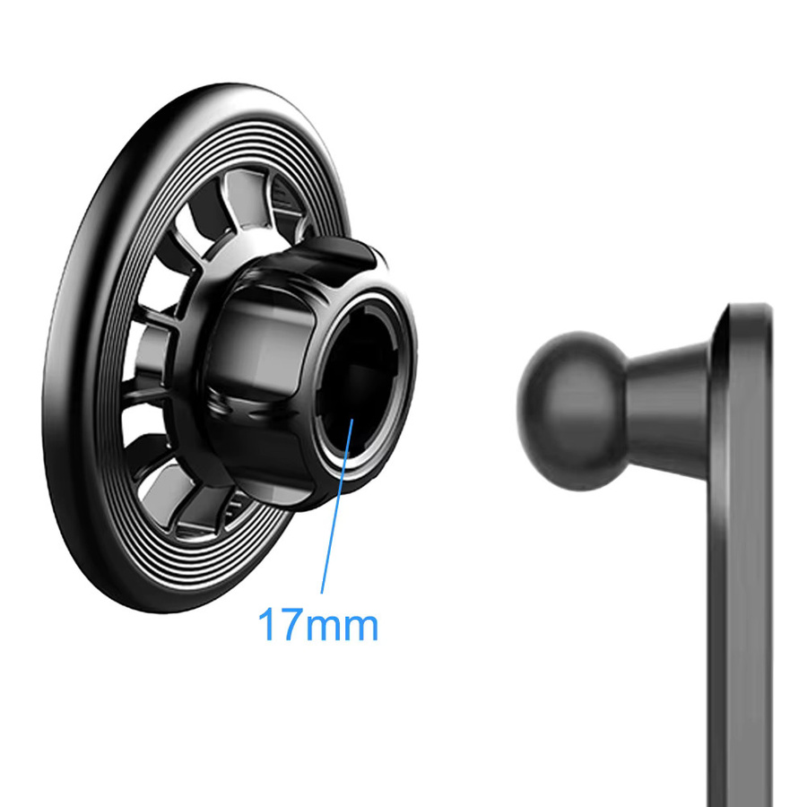 MCGILLON Magnetischer Autotelefonhalter für MagSafe in Schwarz, GPS-Magnethalterung für iPhone, Samsung, Huawei, Xiaomi und OPPO - Bild 3