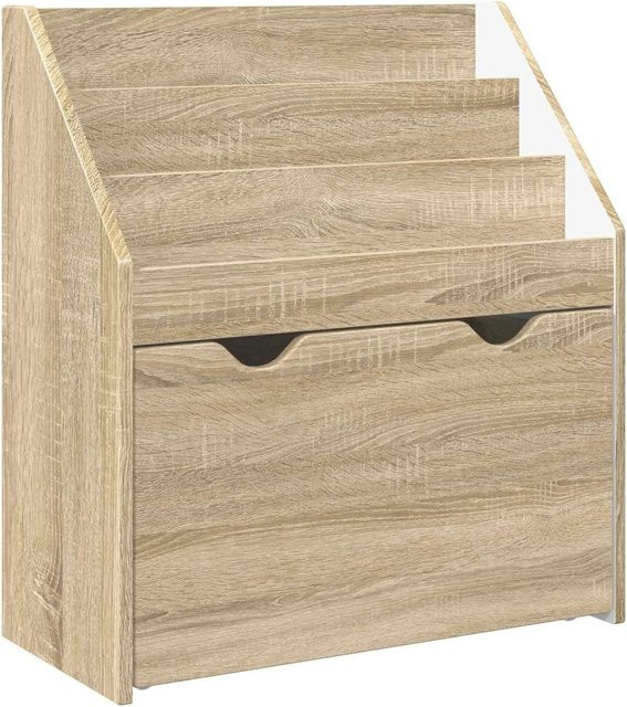 vidaXL Kinderregal aus Holzwerkstoff in Sonoma-Eiche, B/T/H: 60 x 29,5 x 69 cm - Bild 1