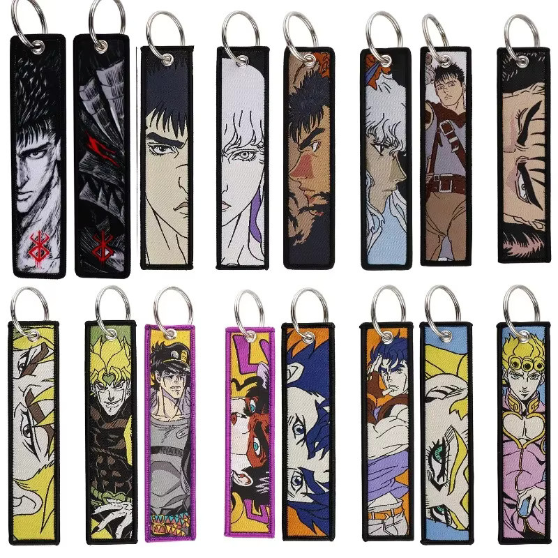 Bandai Schlüsselanhänger, Sword Wind Legend Anime JOJO Wonderful Adventure, Stoff - Bild 1