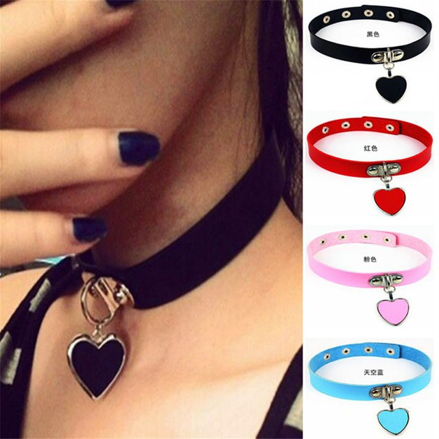 UNIRDB Choker Halskette, Leder, Schwarz, Damen - Bild 1