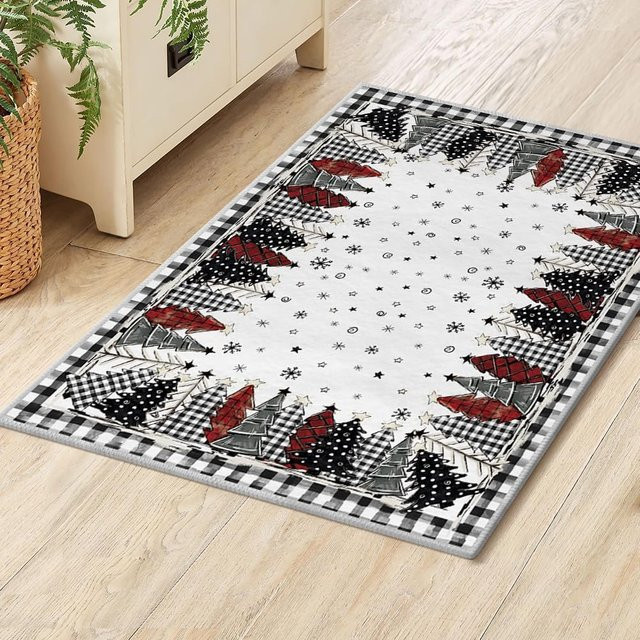Wucifang Jewelry Teppich mit Totenkopfmuster in Mehrfarbig, Rechteckig, B/B: 80 x 120 cm - Bild 1