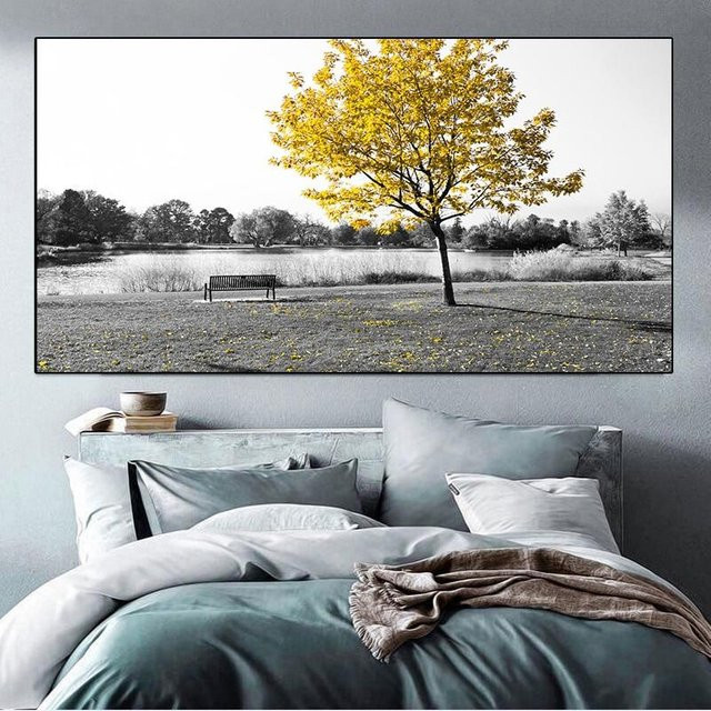 Baum des Lebens Gustav Klimt Leinwandgemälde Lisa Gallery Wandbild in Weiß und Gold, B: 40 cm, H: 80 cm - Bild 1