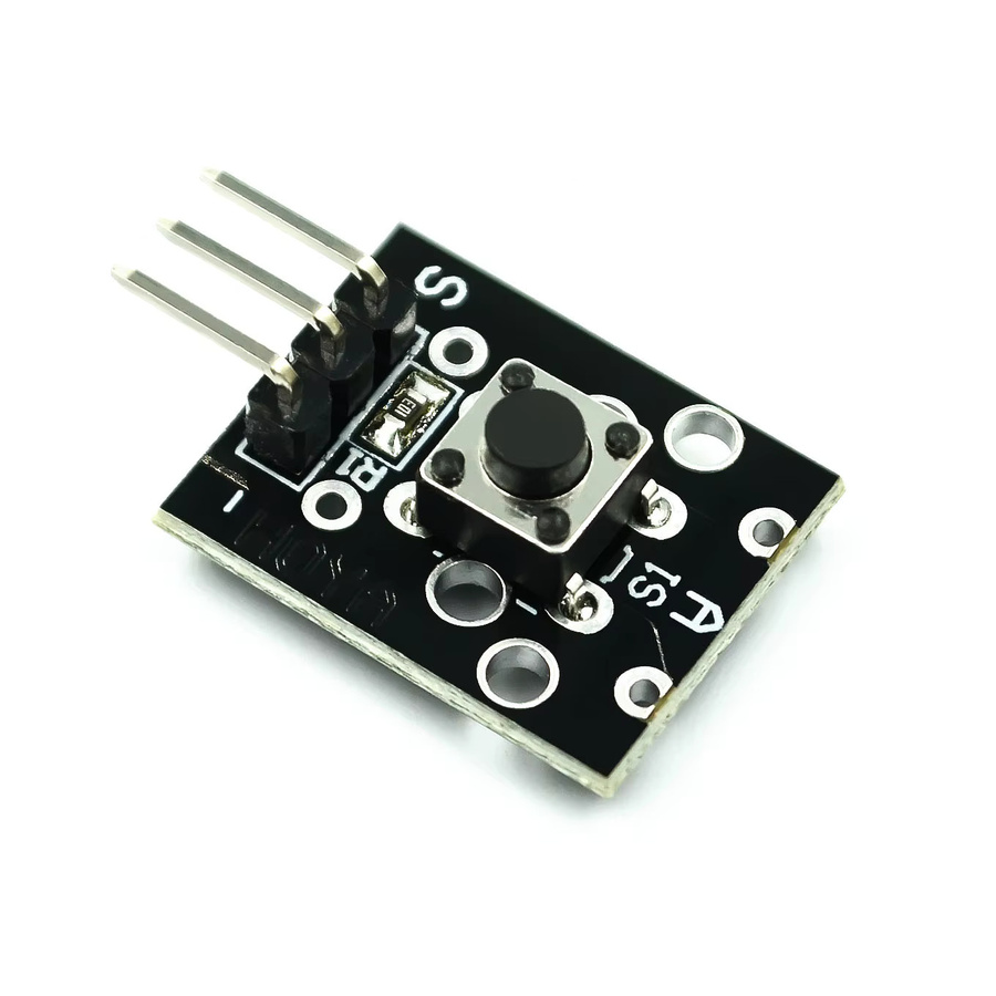 Si Tai&SH KY-004 3-poliges Tasten-Schlüsselschalter-Sensormodul in Schwarz für Arduino DIY Starter Kit, Maße: 6 x 6 x 0,5 cm - Bild 2