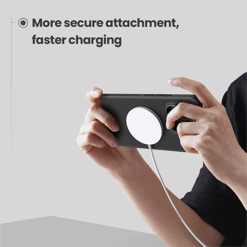 Nillkin Magnetische Super Frosted Matte Schutzhülle für Xiaomi 15t Pro in Schwarz - Bild 3