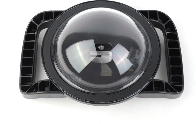 SHOOT XTGP559 Kamera Doppelgriff Dome Port Wasserdichte Schutzhülle für Action Cameras in Schwarz, 45m wasserdicht mit 180 Grad Weitwinkel-Effekt - Bild 1