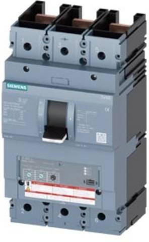 Siemens 3VA6440-6HL31-0AA0 Leistungsschalter in Grau mit einem Einstellbereich von 160 - 400A und einer maximalen Schaltspannung von 600 V/AC - Bild 1