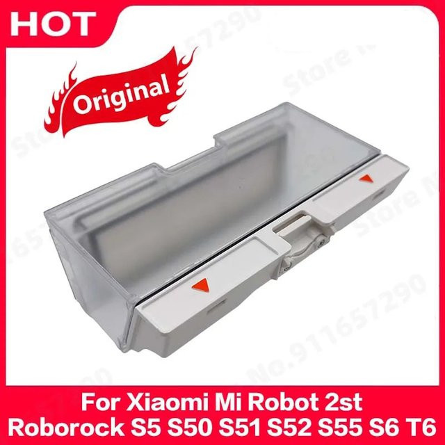 2er-Set Staubbox mit HEPA-Filter als Ersatzteil für Xiaomi Mi Roborock S5, S50, S51, S52, S55 und S6 Staubsauger - Bild 1