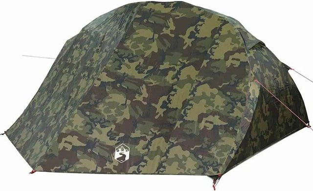 vidaXL Angelzelt mit Dach in Tarnung aus Polyester, B/T/H: 514 x 465 x 187 cm - Bild 1
