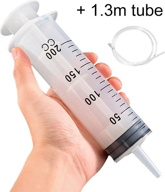 DAYFULI Spritzen mit großer Kapazität und Pumpe, transparent, 150 ml bis 500 ml - Bild 1