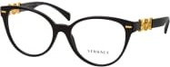 Versace VE 3334 Korrektionsbrille, Cat Eye, Vollrand, black, Damen - Bild 1