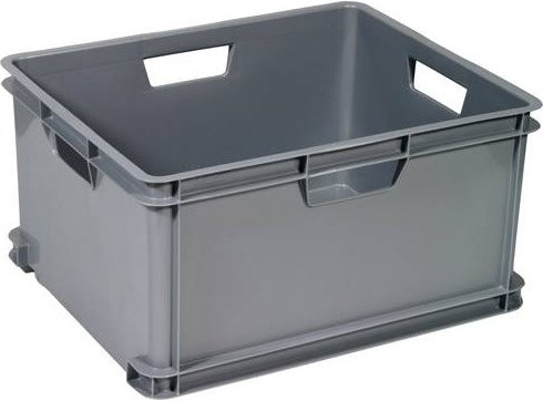 Curver Unibox Classic XL Aufbewahrungsbox stapelbar Silber B: 52,5 cm, H: 28,0 cm, T: 43,0 cm - Bild 1
