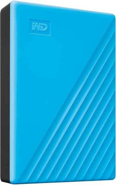 Western Digital My Passport Externe Festplatte 6TB USB 3.2 Gen 1 256-Bit-AES Verschlüsselt Farbe Sky Blue WDBR9S0060BBL-WESN - Bild 1