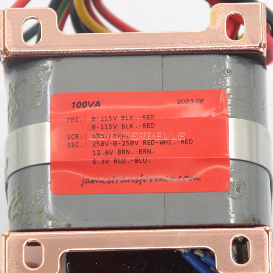 SENGTERBELLE Hallo-End 100 W Dual C-Typ Eisen Kern Vakuum Rohr Verstärker Power Transformator für KONDO M77 Vorverstärker, 250 V-0-250 V + 12,6 V + 6,3 V - Bild 2