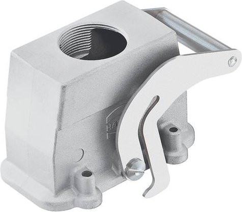 HARTING Tüllengehäuse 09 62 040 0481 in Silber aus Aluminium - Bild 1