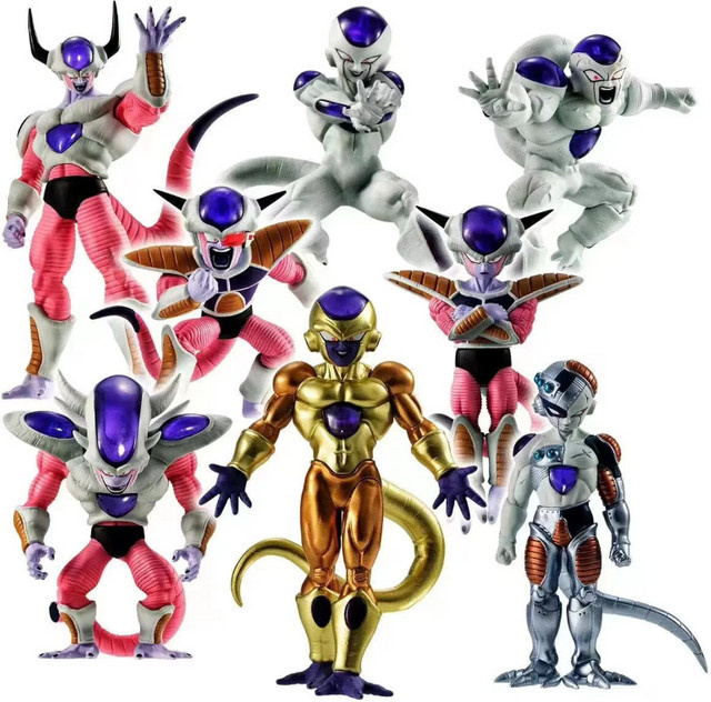 Bandai Dragon Ball Z Frieza Figure, Action Figures, 8-teiliges Set - Bild 1