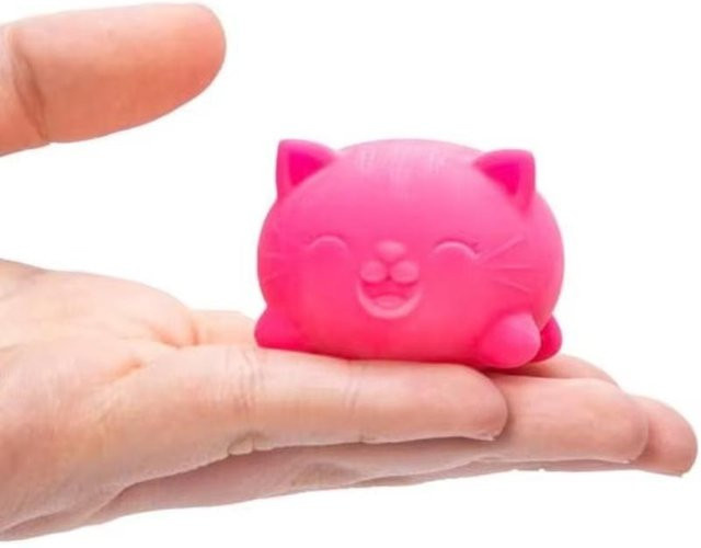 Schylling Needoh Coole Katzen Squishy Spielzeuge, Slow Rise, Stressabbau Ball - Bild 1