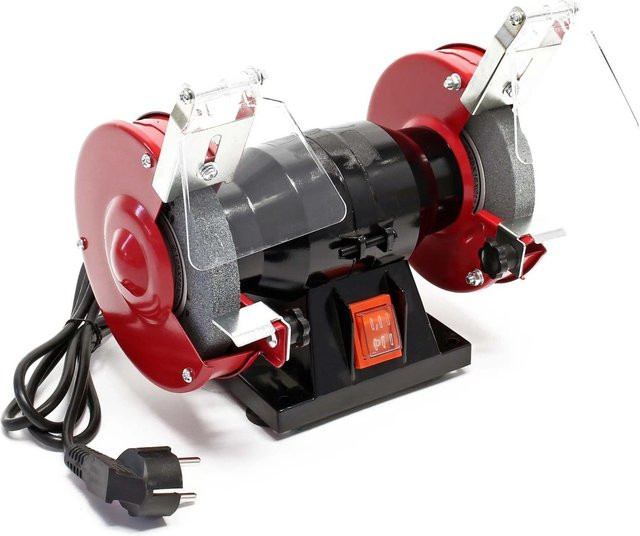 Wiltec Doppelschleifmaschine 120W mit Ø 125 mm in Rot-Schwarz - Bild 1
