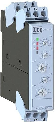 WEG Überwachungsrelais ERWM-VM1-01D90 Multifunktional in Grau mit 1 Öffner und 1 Schließer - Bild 1