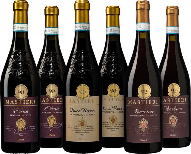 Mastieri Rotwein Piemont, 0,75 l - Bild 1