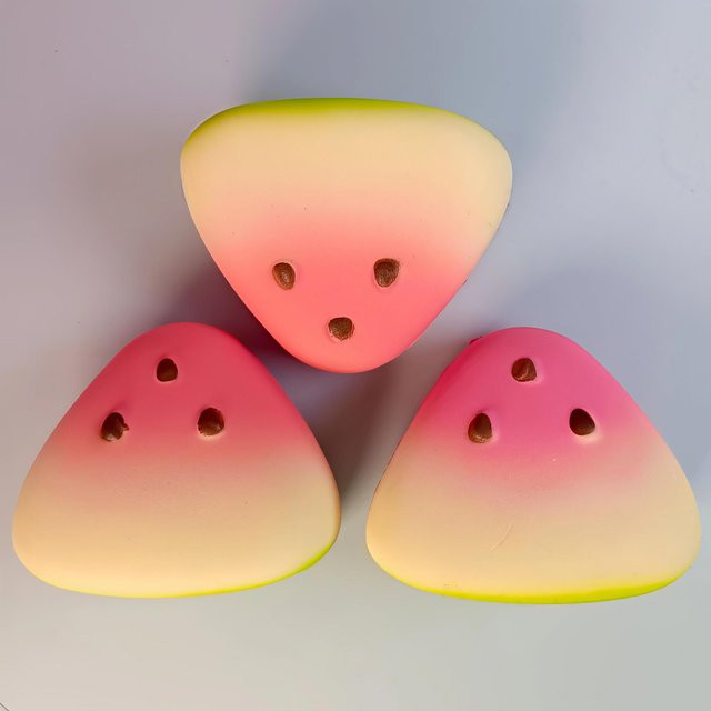 Squishy Wassermelone Fidget Spielzeug, Anti-Stress, Frucht Kneten - Bild 1