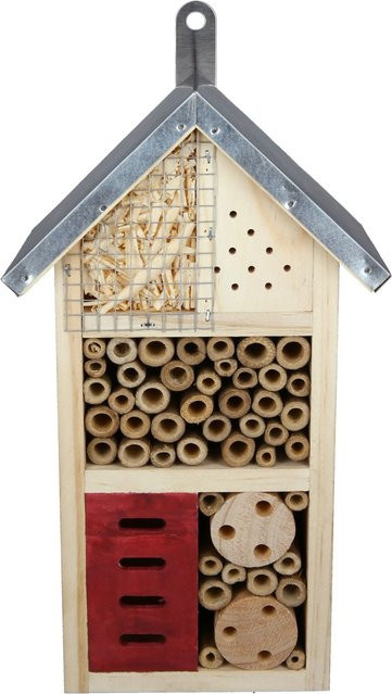 CULT at home Insektenhotel Braun-Rot B: 26 cm, T: 15 cm - Bild 1