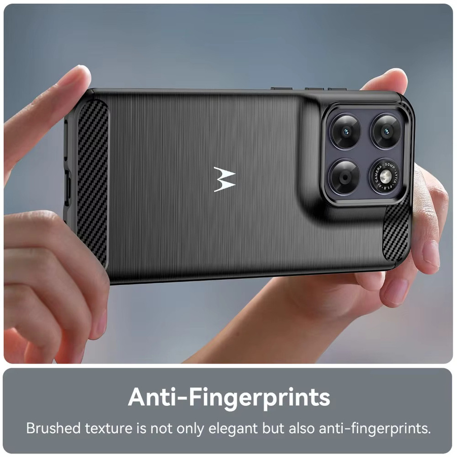 Matte Armor Soft Case Stoßfeste Hülle für Motorola G77 G67 Power G57 G17 G86 G66J G85 G75 G55 G15 G05 Edge 70 Ultra in Schwarz - Bild 4