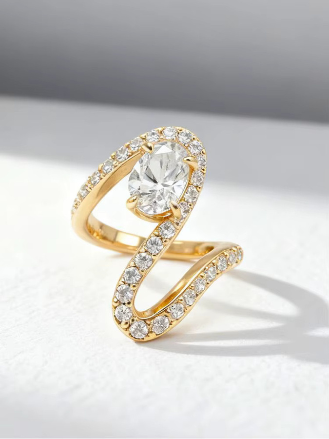 Ring 925 Silber, Zirkonia, Damen - Bild 2