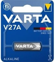 Varta Alkaline V27A Knopfzelle 12V 19mAh Batterie im Blister - Bild 1