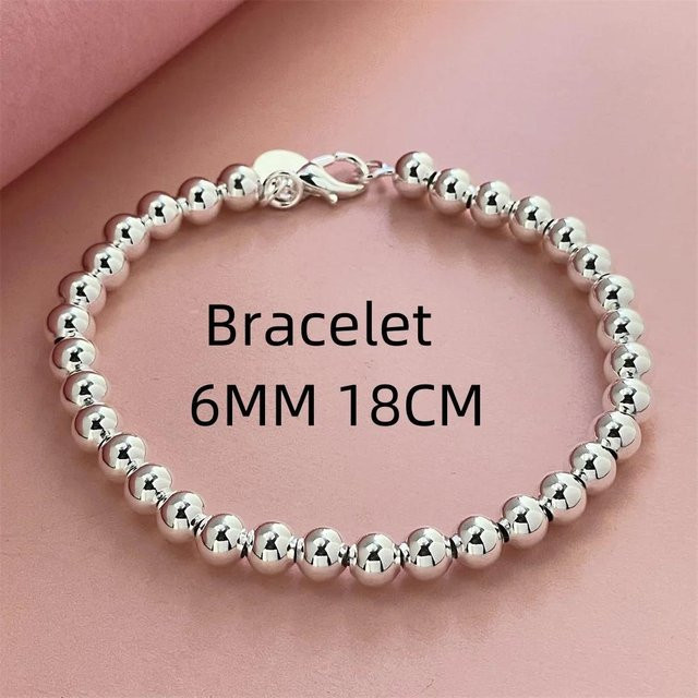 Armband 925 Silber, Perle, Damen, 18-20 cm - Bild 1