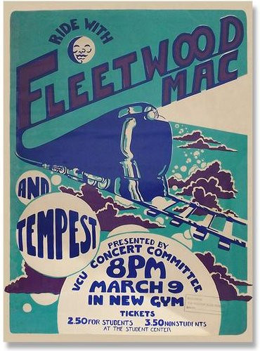 Fleetwood Mike Poster Retro Pop Musik Album Leinwandmalerei Nordic Moderne Wohnkultur Kunstdruck, Breite: 30 cm, Höhe: 40 cm, Rahmenlos - Bild 1