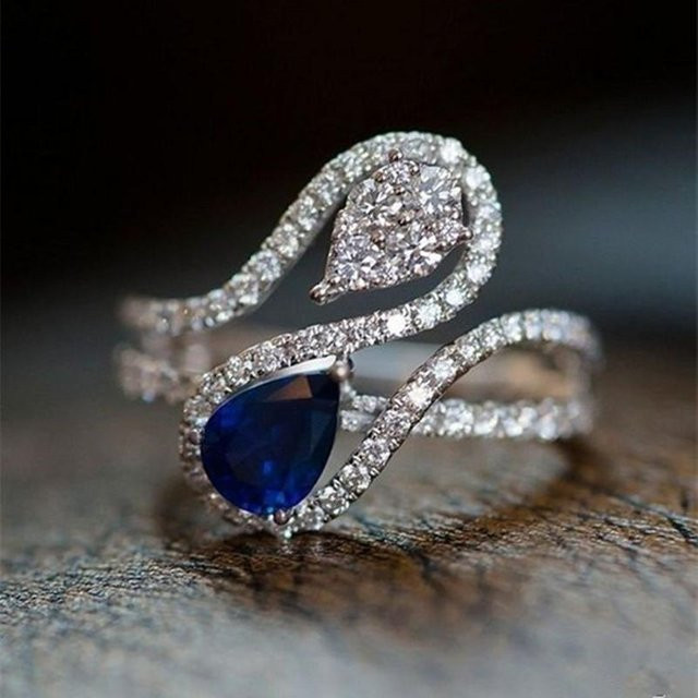 YIRAN Jewelry Ring, Zirkonia, Silber, Damen - Bild 1