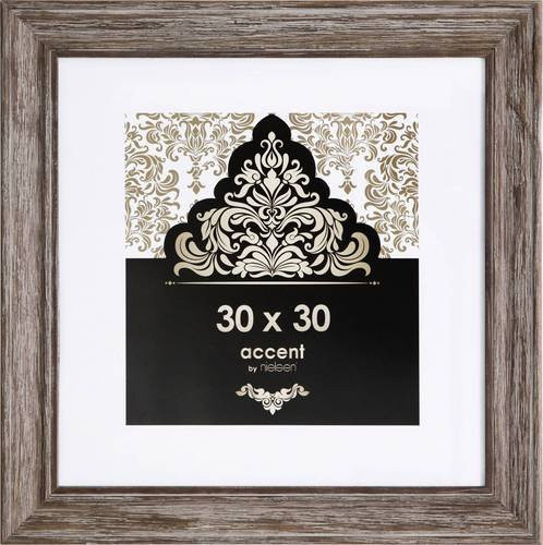 Nielsen Design Bilderwechselrahmen aus Holz in Braun, quadratisch, B/H: 30 x 30 cm - Bild 1