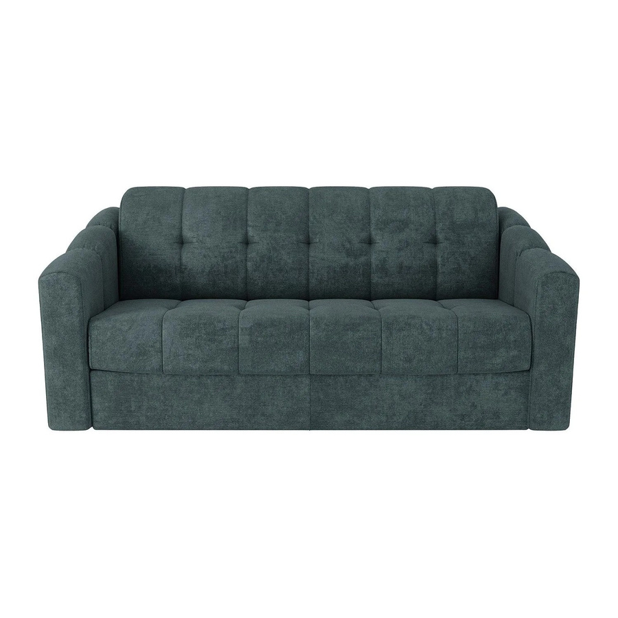 Vente-unique Schlafsofa Darielo in Blaugrün mit Stoffbezug, Breite: 190 cm - Bild 2