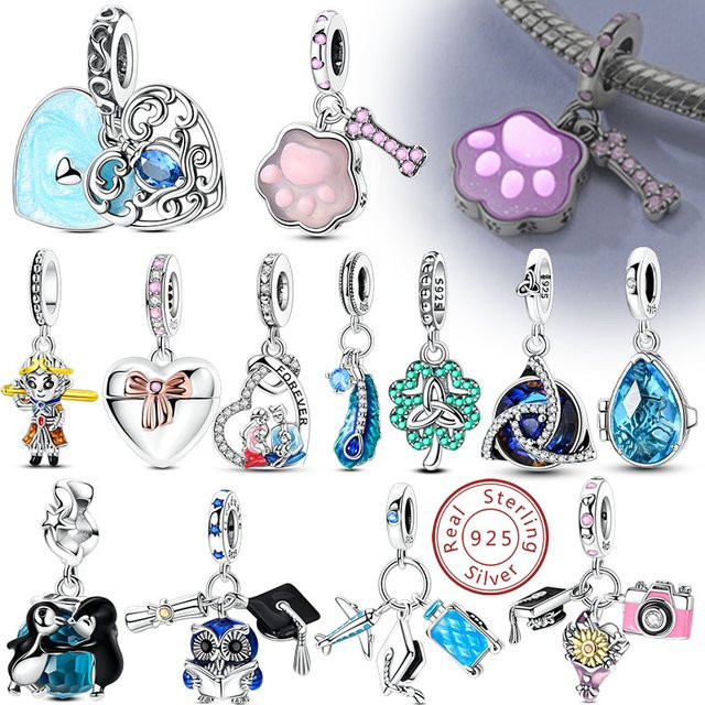Charms 925 Silber, Perle, Damen - Bild 1